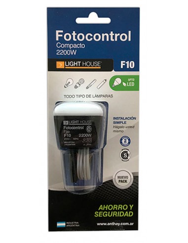 Fotocontrol Fijo C/sensor...