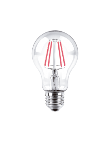 Lamp.led A60 Filamento Rojo 4w E27...