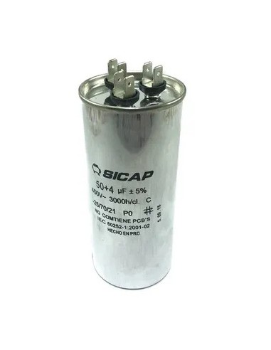 Capacitor Doble Sicap 45µf + 5µf/450...
